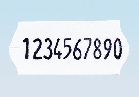 Märkare Trendy Blue 26x12mm