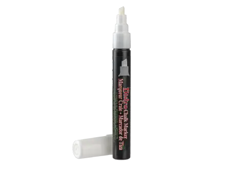 Kalkpenna bistro 6mm vit skuren.spets