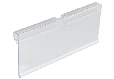 Etiketthållare 105x39mm  transp.