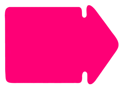 Pil mellan 230x165mm fluor magenta