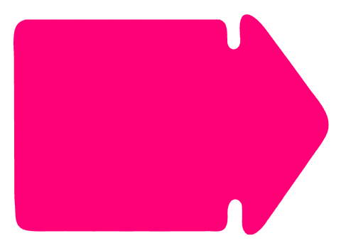 Pil mellan 230x165mm fluor magenta