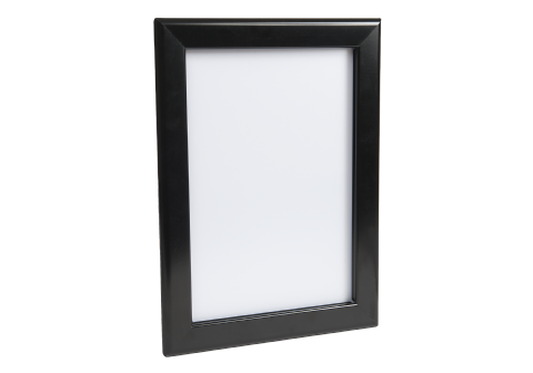 Väggram 50x70cm alu 32mm svart