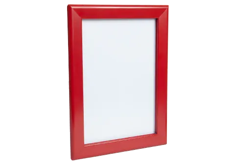 Väggram 50x70cm alu 32mm röd