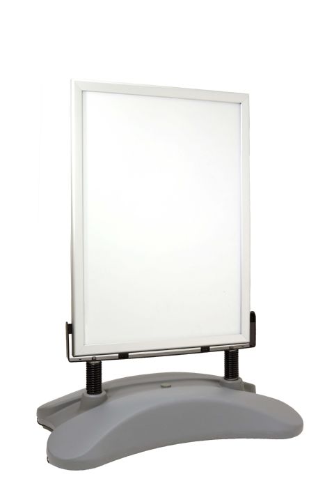 Gatuställ 70x100 silver med fjäder, vattenbas