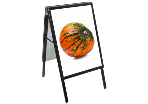 Gatuställ 50x70cm Alu svart