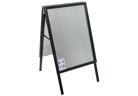 Gatuställ 70x100cm Alu-Line Svart
