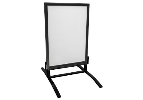 Gatuställ 70x100 Alu-fjäder Basic svart