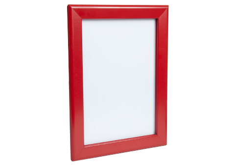 Väggram 70x100cm alu 45mm röd
