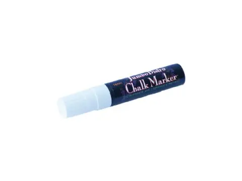 Kalkpenna Bistro Jumbo 16x10mm spets, vit