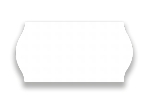 Etikett 22x12 G1 vit