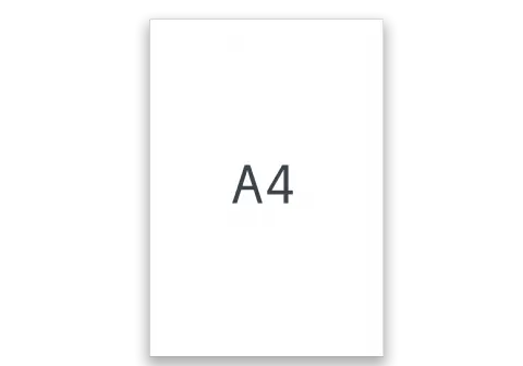 Kartong A4 vit,