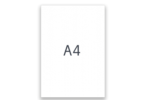 Kartong A4 vit,