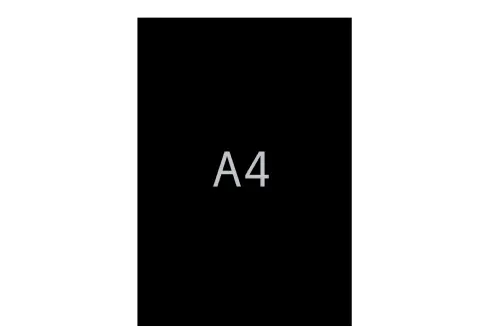 Kartong A4 svart