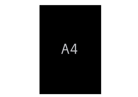 Kartong A4 svart