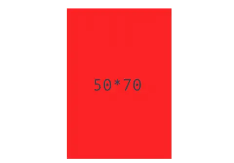 Kartong 50x70cm fluor röd