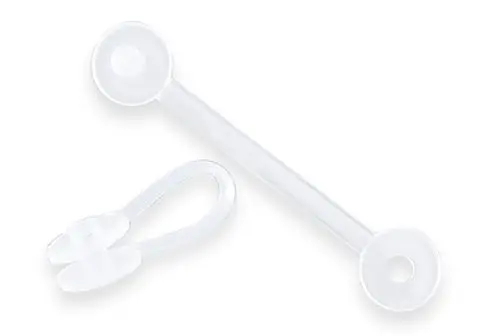 Hängclips 50mm till plastficka/trådkorg