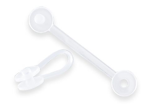 Hängclips 50mm till plastficka/trådkorg