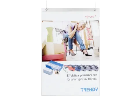 Plastficka A3 frihängande,