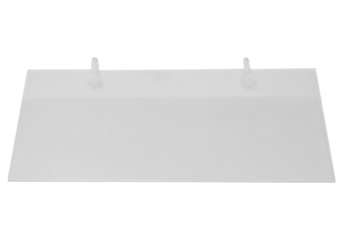 Plastficka 210x74mm för trådkorg