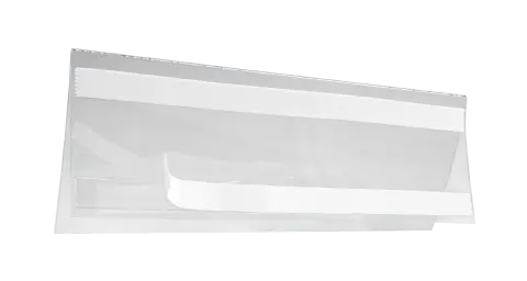 Plastficka 210x75mm med tejp