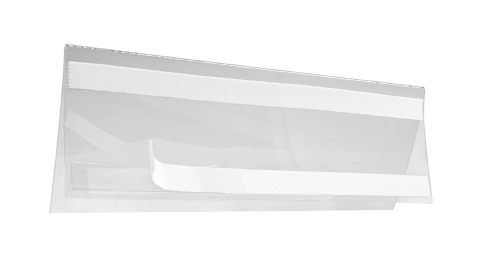 Plastficka 210x75mm med tejp