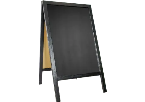 Gatuställ griffel 44x66cm svart