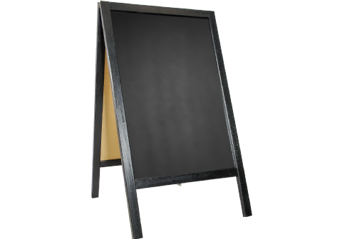 Gatuställ griffel 44x66cm svart