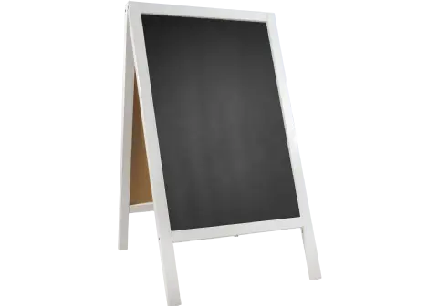 Gatuställ griffel 44x66cm vit