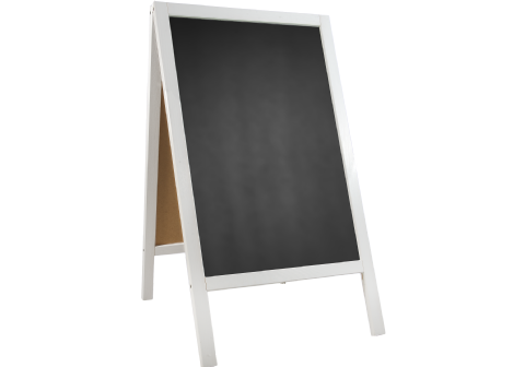 Gatuställ griffel 44x66cm vit