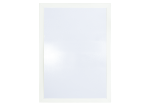 Väggram 70x100cm alu 45mm vit