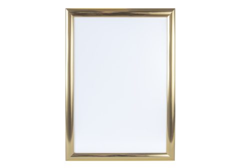 Väggram A3 alu  guld  polerad 25mm
