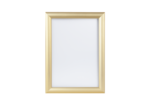Väggram A4 alu guld eloxerad 25mm