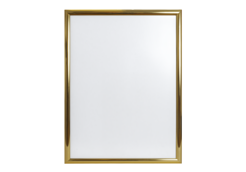 Väggram 50x70cm alu guld polerad 25mm