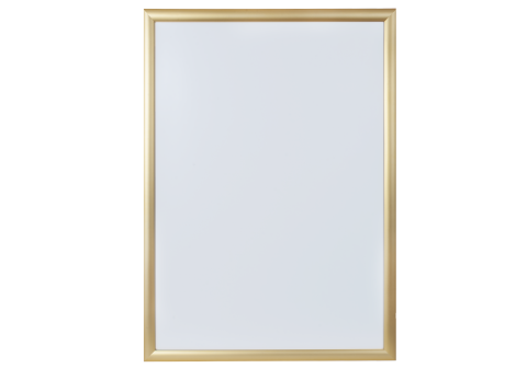 Väggram 50x70cm alu guld  eloxerad 25mm