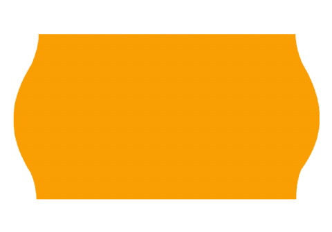 Etikett 26x16 G2 fluor orange