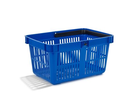 Kundkorg 27 l, blå