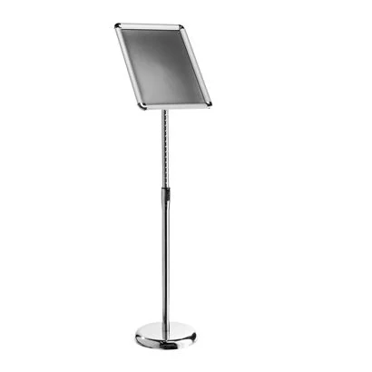 Infoställ A4 silver, teleskop