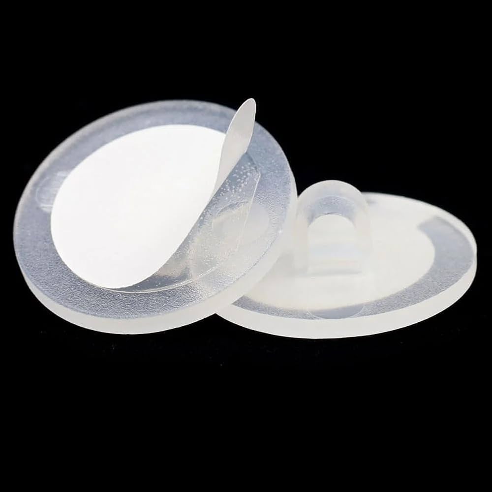 Mark Fästplatta rund 20mm Ø Transparent