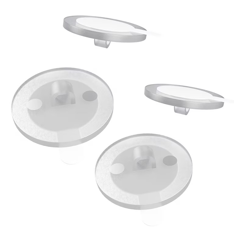 Mark Fästplatta rund 20mm Ø Transparent