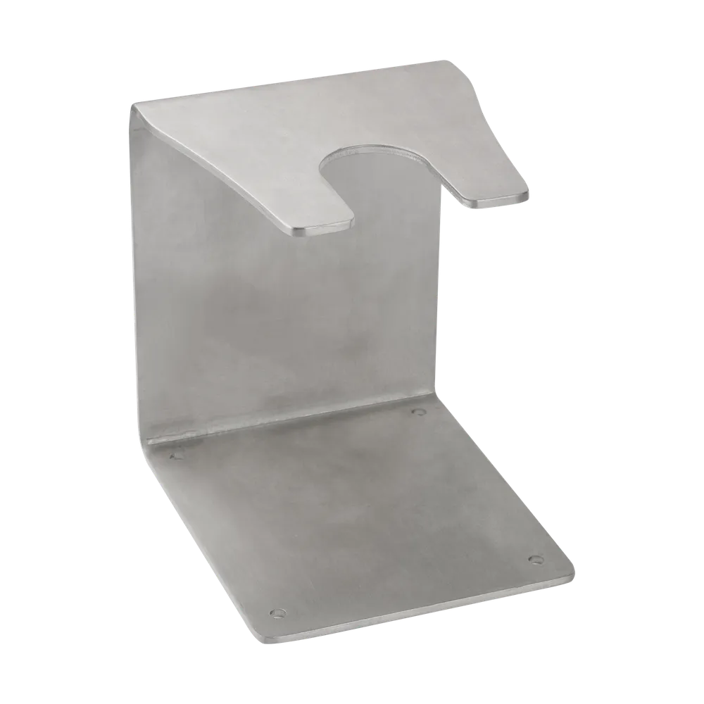 Rustfri stålholder til bag-in-box-beholdere, der gør det nemmere at fylde BIB-poser og stående poser med drikkevarer