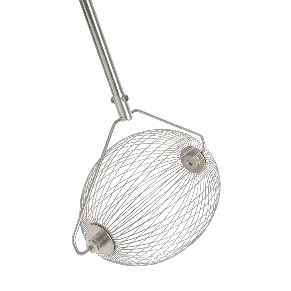 Äppelplockare i rostfritt stål för smidig skörd