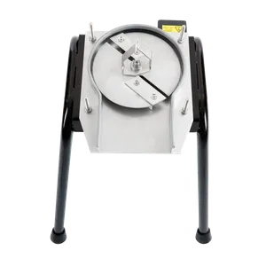 Elektrisk fruktkross med vassa blad för att krossa äpplen med matartratt borttaget