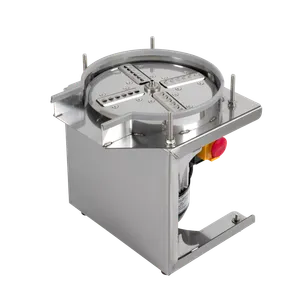 Feedos robusta elektriska motor och drivmekanik. Kraftfull konstruktion för jämn och effektiv drift vid fruktkrossning.