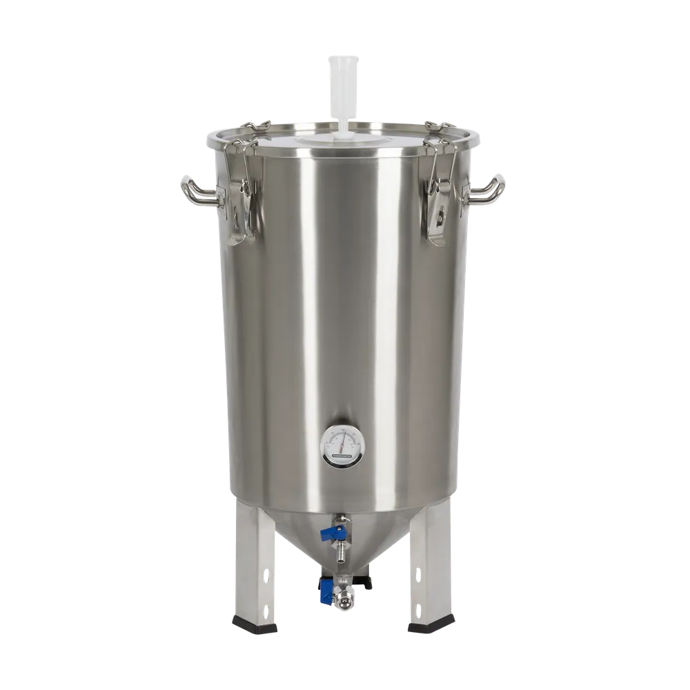 Jästank 32L i rostfritt stål, livsmedelssäker och hållbar för cider, must och hembryggning