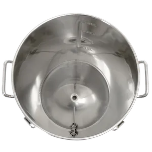 Hiivasäiliön sisäpuolella 32L, selkeä tilavuusmerkintä tarkkaa mittausta varten käymisen aikana