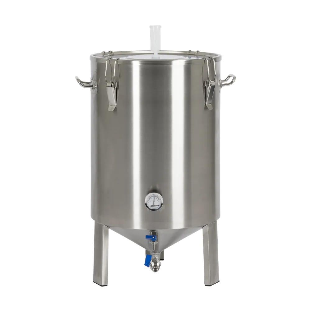 Jästank 62L i rostfritt stål, rymlig och livsmedelssäker för cider, öl eller must