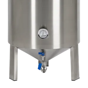 Dobbelt hane på gærtank 62L - for nem tømning og sedimentkontrol