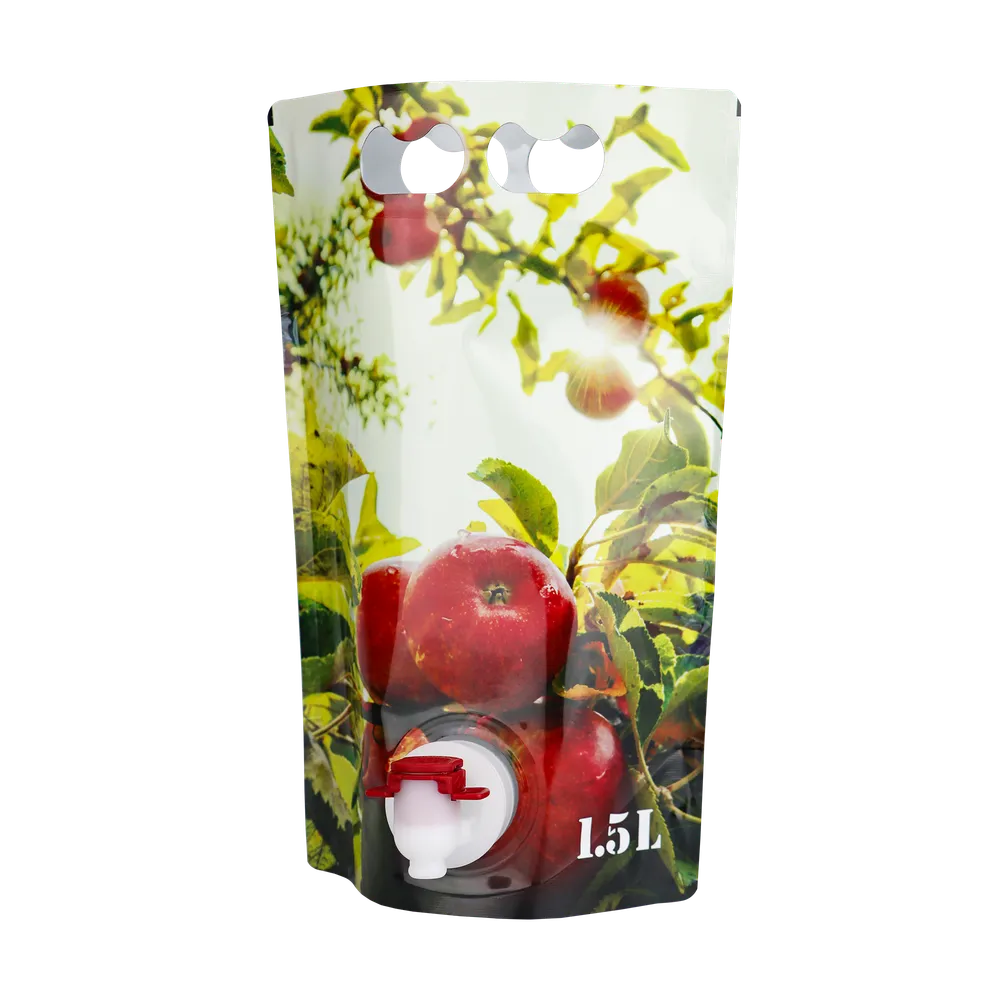 Ståpåse som rymmer 1,5L must med äppelmotiv