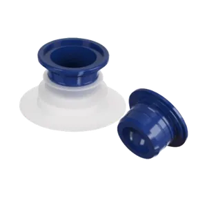 Detaljbild på ELPO-plugg som är blå