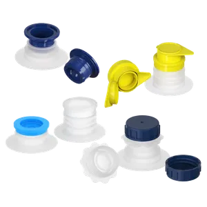 Flere ulike typer lukninger som kan monteres på en bag-in-box eller ståpose